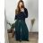 Nohavice elegantní dlhé dámske nadrozmer (44/46 ONE SIZE) TALIANSKA MÓDA IMWEC249575