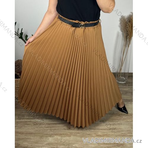 Sukňa skládaná dlhá dámska nadrozmer (52/54) TALIANSKA MÓDA IMWEC241855