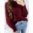 Sveter pletený so stojačikom dámsky (S/M/L ONE SIZE) TALIANSKA MODA IMD23796