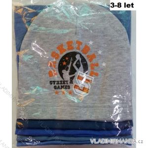 Čiapka jarná detská chlapčenská (3-8let) poľských výrobcov na POL17048
