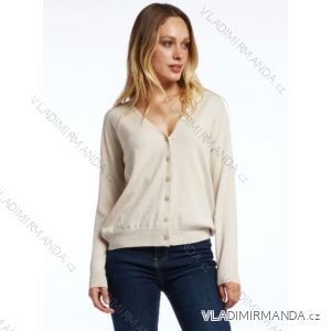Sveter pletený na gombíky dlhý rukáv dámsky (S/M/L ONE SIZE) TALIANSKA MÓDA IMPSD246002