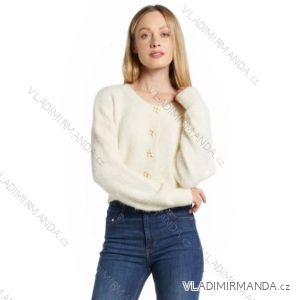 Sveter pletený na gombíky dlhý rukáv dámsky (S/M/L ONE SIZE) TALIANSKA MÓDA IMPSD24173