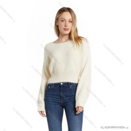 Sveter dlhý rukáv dámsky (S/M ONE SIZE) TALIANSKA MÓDA IMPSD24172