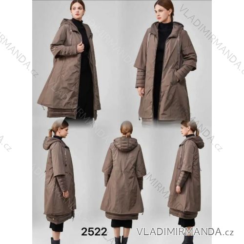 Bunda s kapucňou dámska (S-2XL ONE SIZE) TALIANSKA MÓDA IMPNF242522