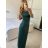 Šaty dlhé letné elegantné na ramienka dámske (S/M ONE SIZE) TALIANSKA MÓDA IMPBB24H6536