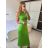 Šaty dlhé letné elegantné na ramienka dámske (S/M ONE SIZE) TALIANSKA MÓDA IMPBB24H6536