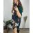 Vesta na zips s kapucňou dámska nadrozmer (44/46/48 ONE SIZE ) TALIANSKA MóDA IMSM24ROSE/DR 44/46 čierna