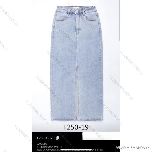 Sukňa dlhá dámska (XS-XL) TP JEANS TPJ24T250-19