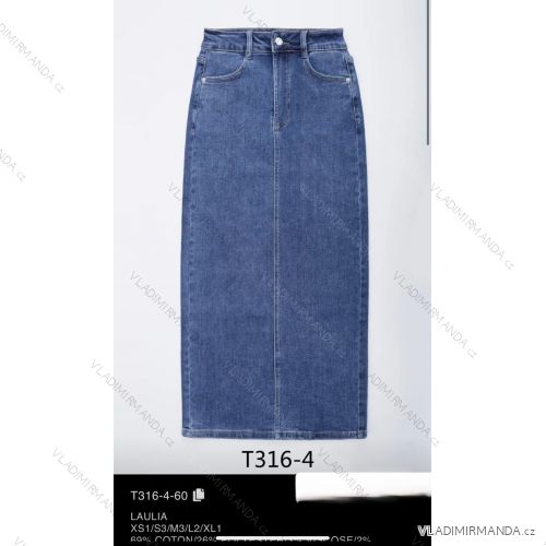 Sukňa dlhá dámska (XS-XL) TP JEANS TPJ24T316-4