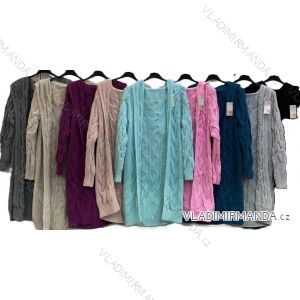 Cardigan pletený dlhý rukáv dámsky (S/M/L ONE SIZE) TALIANSKA MÓDA IMC24526