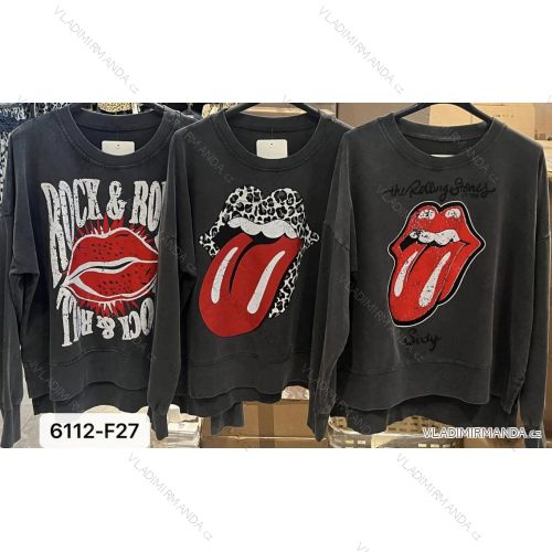 Mikina slabá dlhý rukáv dámska (S/M/L ONE SIZE) TALIANSKA MÓDA IMM24M6112