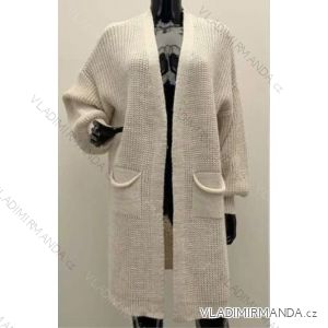 Cardigan pletený dlhý rukáv dámsky (S/M/L ONE SIZE) TALIANSKA MÓDA IMM24M8600