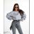 Mikina oversize teplá dlhý rukáv dámska (S/M/L ONE SIZE) TALIANSKA MÓDA IMD23828