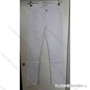 Nohavice plátené jarnej dámskej nadrozmerné (36-46) SMILING JEANS N515-2
