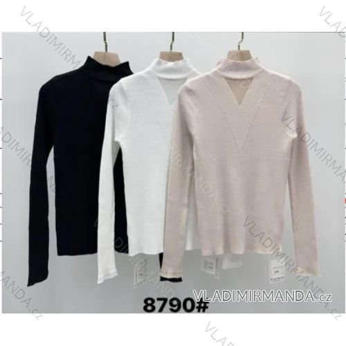 Sveter slabý s rolákom dlhý rukáv dámsky (S/M/L ONE SIZE) IMM24M8790