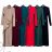 Šaty dlhé elegantný dlhý rukáv dámske (38/40/42 ONE SIZE) TALIANSKA MÓDA IMD24437