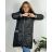 Bunda maxi dlouhá oversize s kapucňou dámska nadrozmer (50/52/54 ONE SIZE) TALIANSKA MÓDA IM4221292