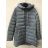 Bunda zimná na zips s kapucňou dlhý rukáv dámsky (S-2XL ONE SIZE) TALIANSKA MÓDA IMPNF241560 _vypíšte do poznámky XL