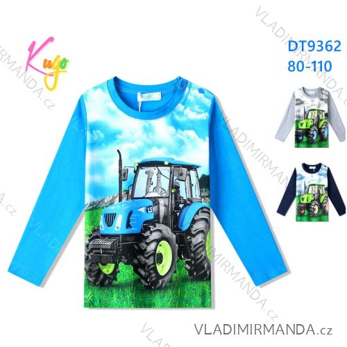 Tričko dlhý rukáv dojčenské detské chlapčenské (80-110) KUGO DT9362