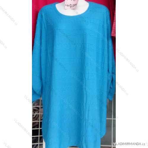 Tričko 3/4 rukáv dámske nadrozmerné (l-4XL) Batya PNU3 / 4-ZICZAC
