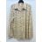 Košeľa krajková oversize dlhý rukáv dámske (S/M ONE SIZE) TALIANSKA MÓDA IMPSH2424227