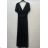 Šaty dlhé trblietavé spoločenské krátky rukáv dámske (S/M/L ONE SIZE) TALIANSKA MÓDA IMPSH2423589