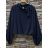 Blúzka dlhý rukáv dámska (S/M/L ONE SIZE) TALIANSKA MÓDA IMPES24ANIELLA vínová S/M/L