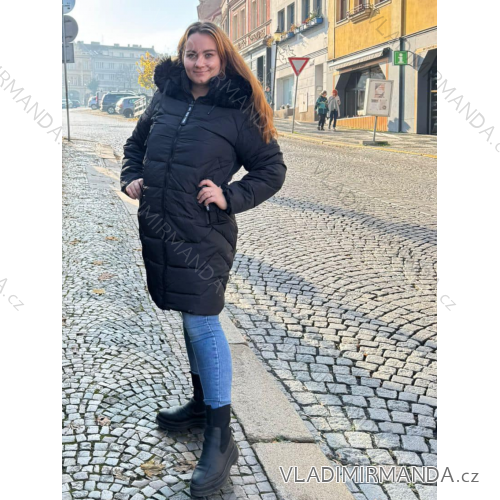 Kabát zimný nadrozmer dámsky (3XL-7XL) SKORP HH-2408TO/DUR 5XL čierna