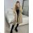 Kabát baránkový s kapucňou dlhý rukáv dámsky (S/M/L ONE SIZE) TALIANSKA MÓDA IMWDD24257