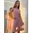 Šaty elegantné letné bez rukávov dámske (S/M/L ONE SIZE) TALIANSKA MÓDA IM322SIMONE/DR zelená S/M/L