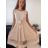 Šaty elegantné letné bez rukávov dámske (S/M/L ONE SIZE) TALIANSKA MÓDA IM322SIMONE/DR zelená S/M/L