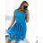 Šaty elegantné letné bez rukávov dámske (S/M/L ONE SIZE) TALIANSKA MÓDA IM322SIMONE/DR zelená S/M/L