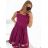 Šaty elegantné letné bez rukávov dámske (S/M/L ONE SIZE) TALIANSKA MÓDA IM322SIMONE/DR zelená S/M/L