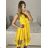 Šaty elegantné letné bez rukávov dámske (S/M/L ONE SIZE) TALIANSKA MÓDA IM322SIMONE/DR zelená S/M/L