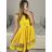 Šaty elegantné letné bez rukávov dámske (S/M/L ONE SIZE) TALIANSKA MÓDA IM322SIMONE/DR zelená S/M/L