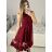 Šaty elegantné letné bez rukávov dámske (S/M/L ONE SIZE) TALIANSKA MÓDA IM322SIMONE/DR zelená S/M/L