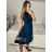 Šaty elegantné letné bez rukávov dámske (S/M/L ONE SIZE) TALIANSKA MÓDA IM322SIMONE/DR zelená S/M/L