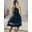 Šaty elegantné letné bez rukávov dámske (S/M/L ONE SIZE) TALIANSKA MÓDA IM322SIMONE/DR zelená S/M/L