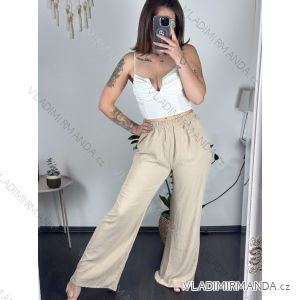 Nohavice dlhé letné dámske (S/M/L ONE SIZE) TALIANSKA MÓDA IMD23417
