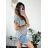 Košeľa krátky rukáv dámska (S/M/L ONE SIZE) TALIANSKA MODA IMSM24ZOE