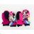 Rukavice lyžiarske paláčky minnie mouse detská dievčenské (3-6 rokov) SETINO MIN-A-GLOVES-201