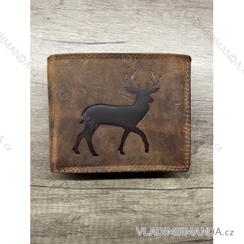 Peňaženka kožená pánska Kutty KUT24104-3/DR ONE SIZE hnedá