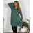 Šaty elegantný dlhý rukáv dámske nadrozmer (54/56/58 ONE SIZE) TALIANSKA MÓDA IM424STAR