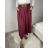 Sukňa dlhá s opaskom dámska (S/M/L ONE SIZE) TALIANSKA MÓDA IMM24M7755-1/DR S / M tmavo smaragdová