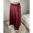 Sukňa dlhá s opaskom dámska (S/M/L ONE SIZE) TALIANSKA MÓDA IMM24M7755-1/DR S / M vínová