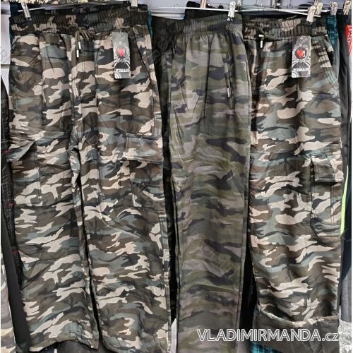 Nohavice zateplené maskáčové pánske nadrozmer (L-4XL) TOVTA TOV24007
