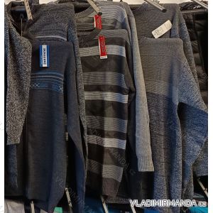 Sveter tenký dlhý rukáv pánsky nadrozmer (L-3XL) TOVTA TOV24012