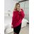 Sveter oversize šikmý dlhý rukáv dámske  (S/M/L ONE SIZE) TALIANSKA MóDA IM424509
