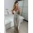 Šaty dlhé spoločenské trblietavé na ramienka dámske (S/M ONE SIZE) TALIANSKA MÓDA IMPSH246567 červená S/M