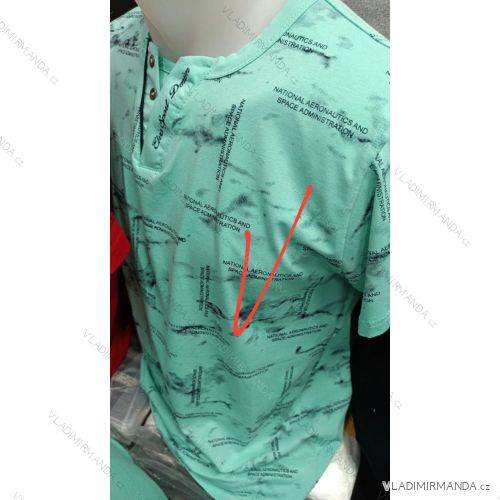 Tričko krátky rukáv pánske (L-6XL) TURECKÁ MÓDA TME24ELVIS